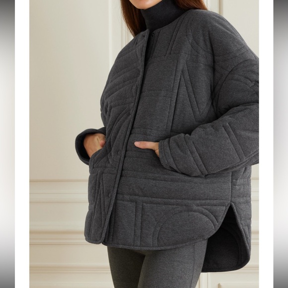 Toteme Quilted Jersey Jacket - Picture 3 of 7